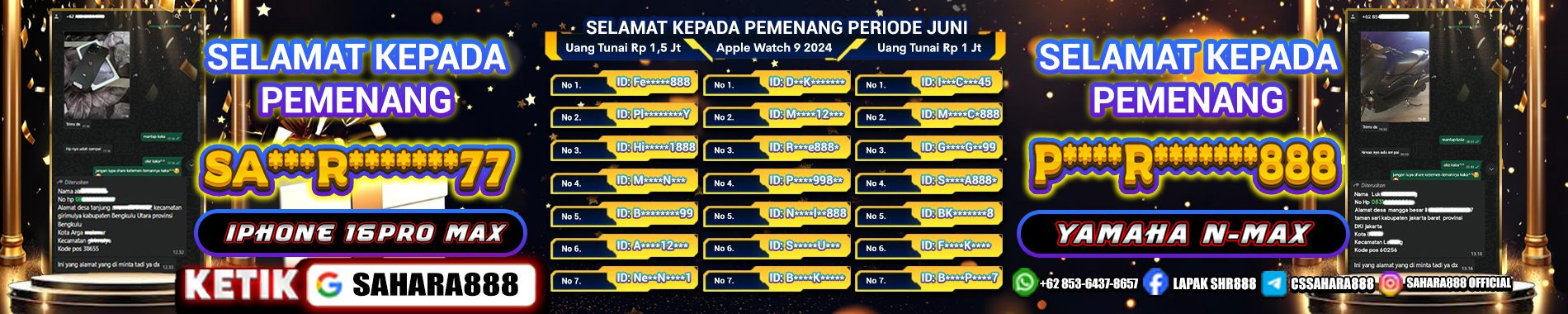 PEMENANG TURNOVER BULAN JUNI